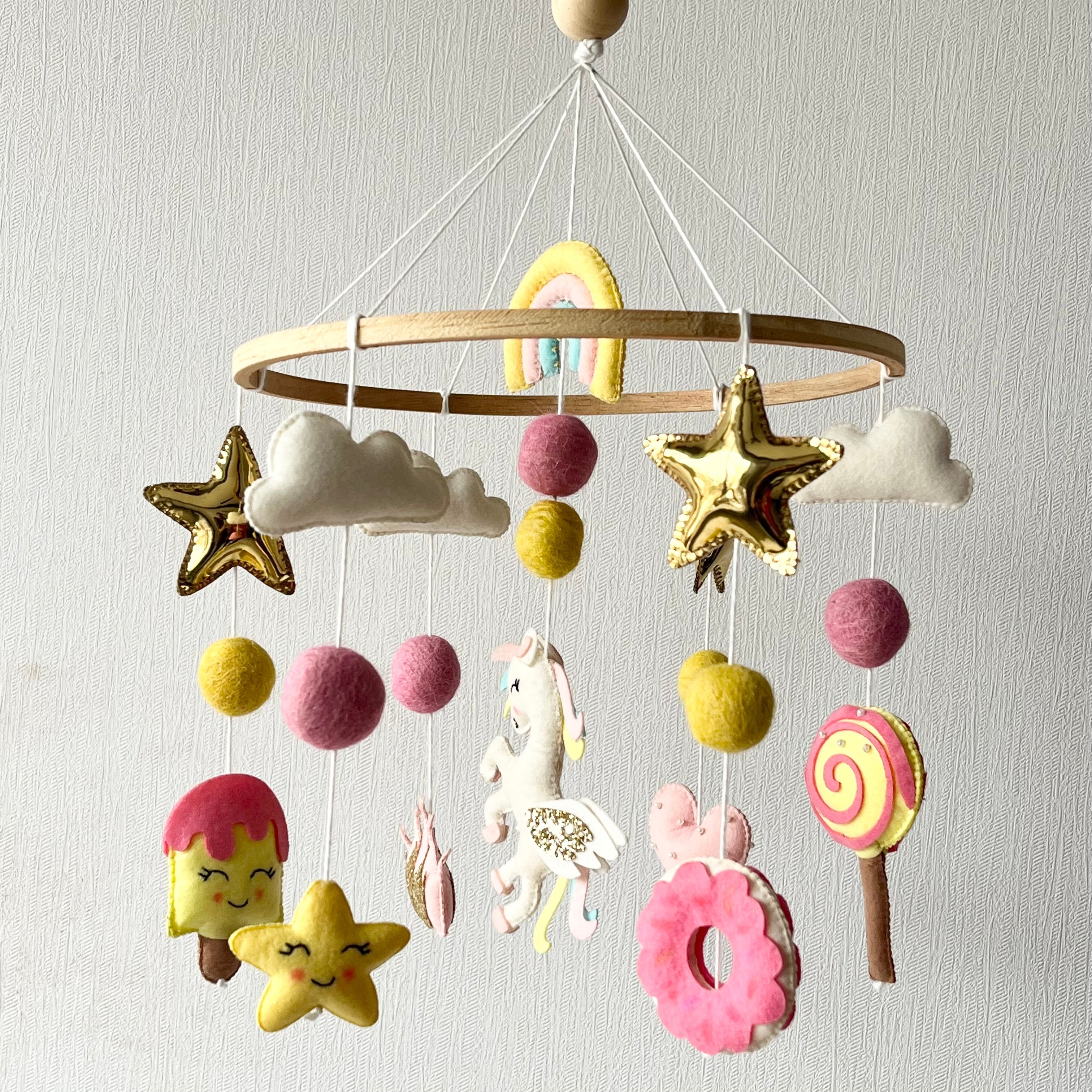 Whimsical Unicorn - Cot / Crib Mobile