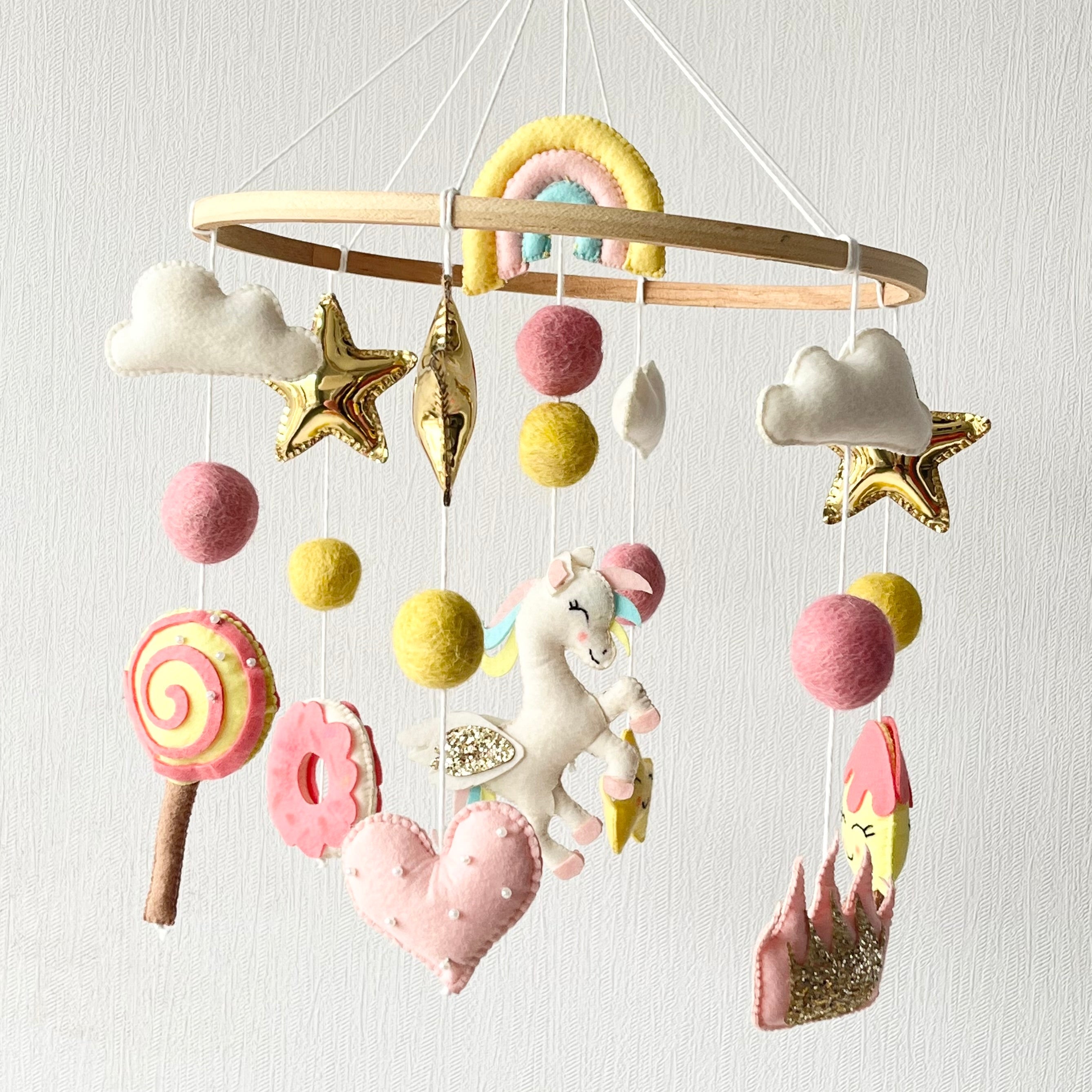Whimsical Unicorn - Cot / Crib Mobile