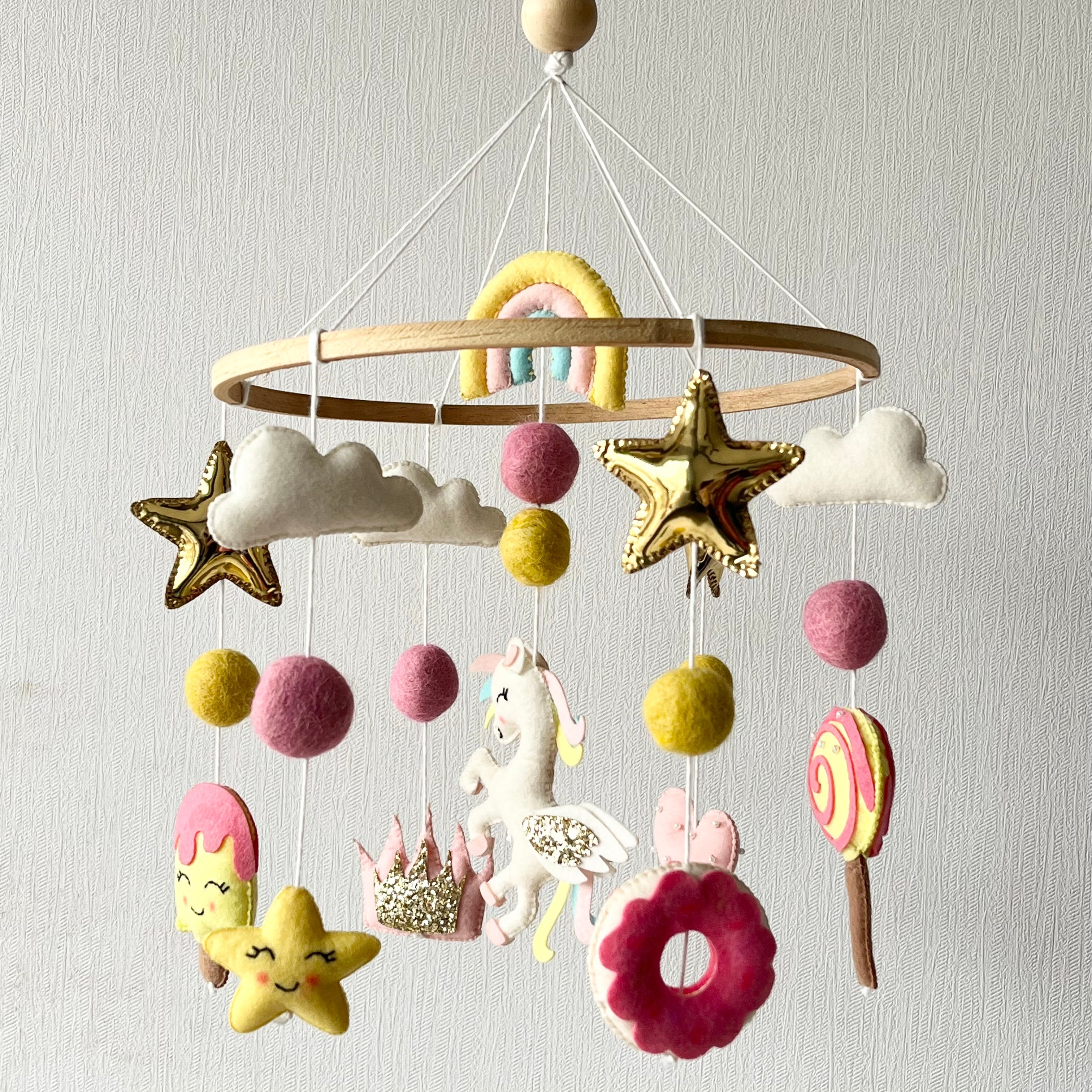 Whimsical Unicorn - Cot / Crib Mobile