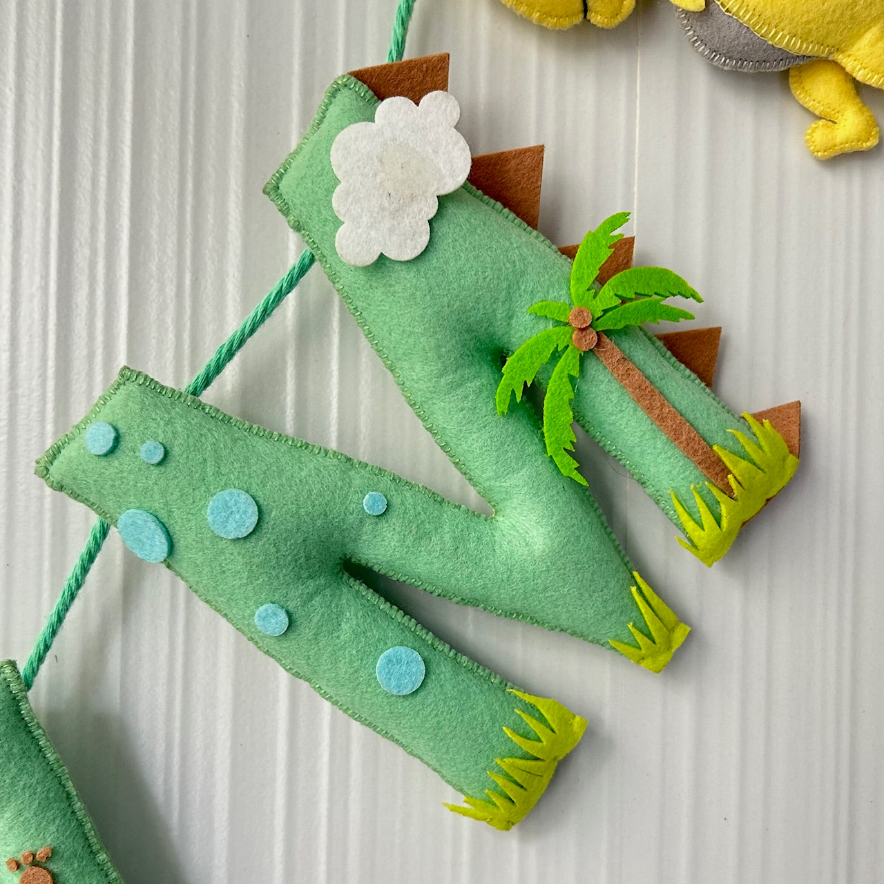 Fabio The Dinosaur Name Bunting/Garland