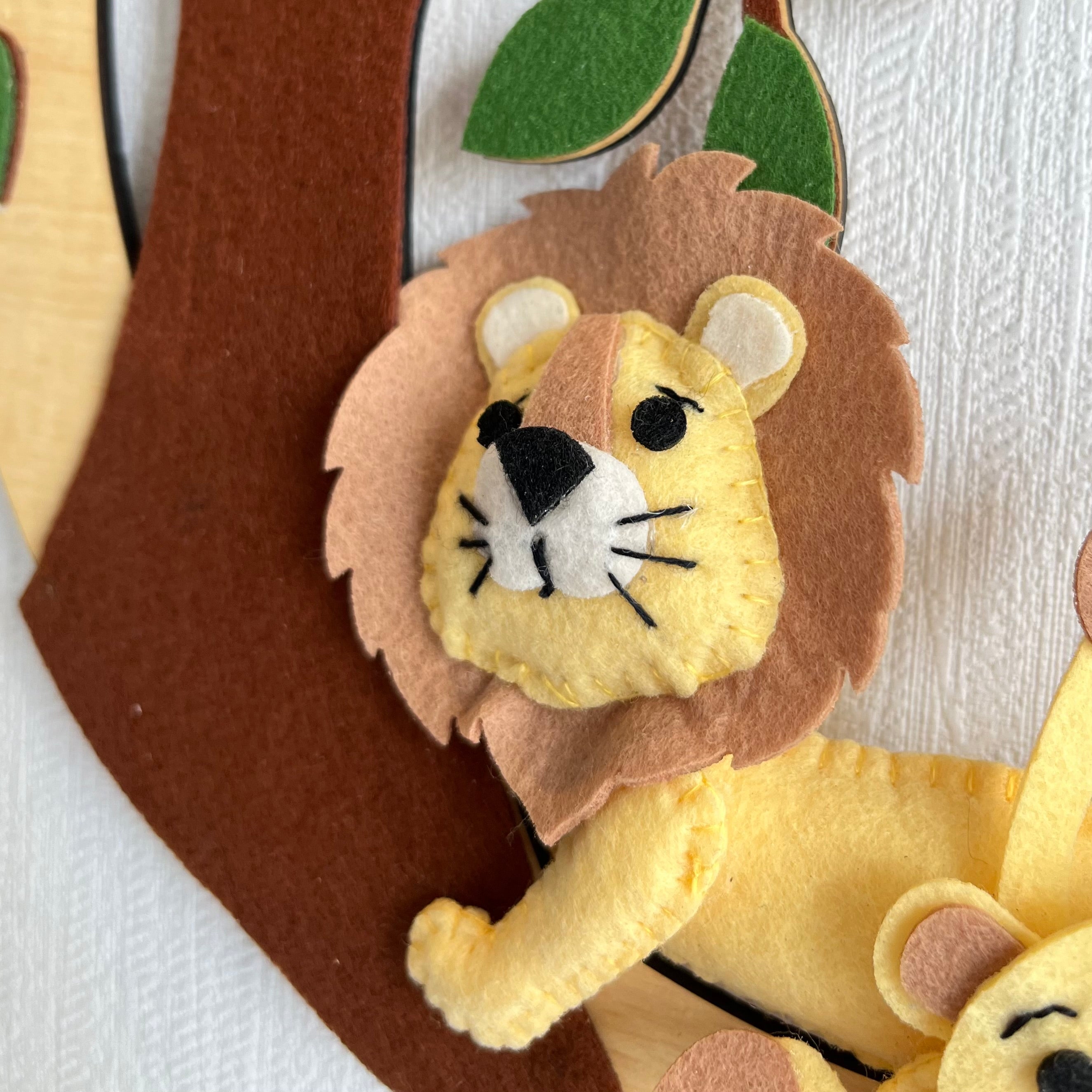 Little Lions' Den Name Hanging