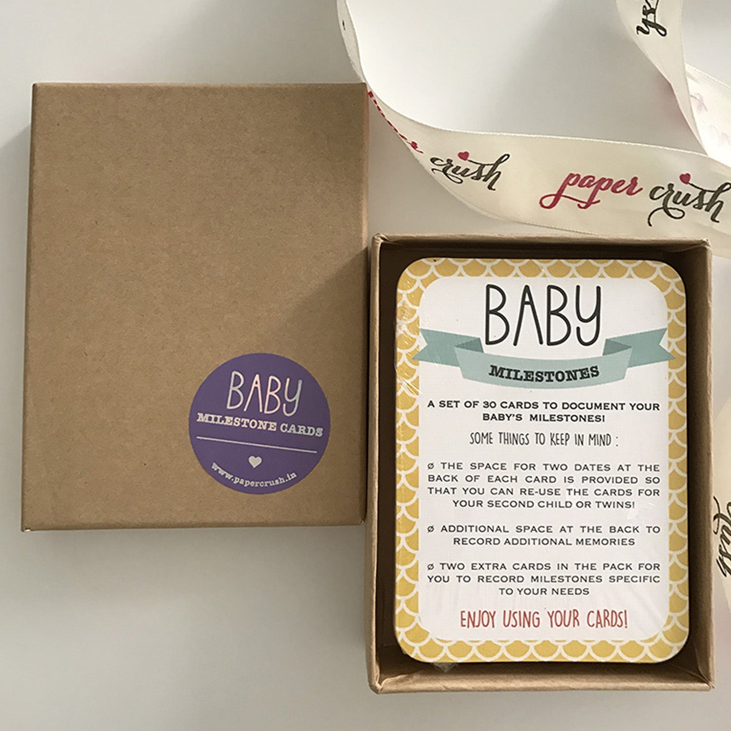 Baby Milestone Cards