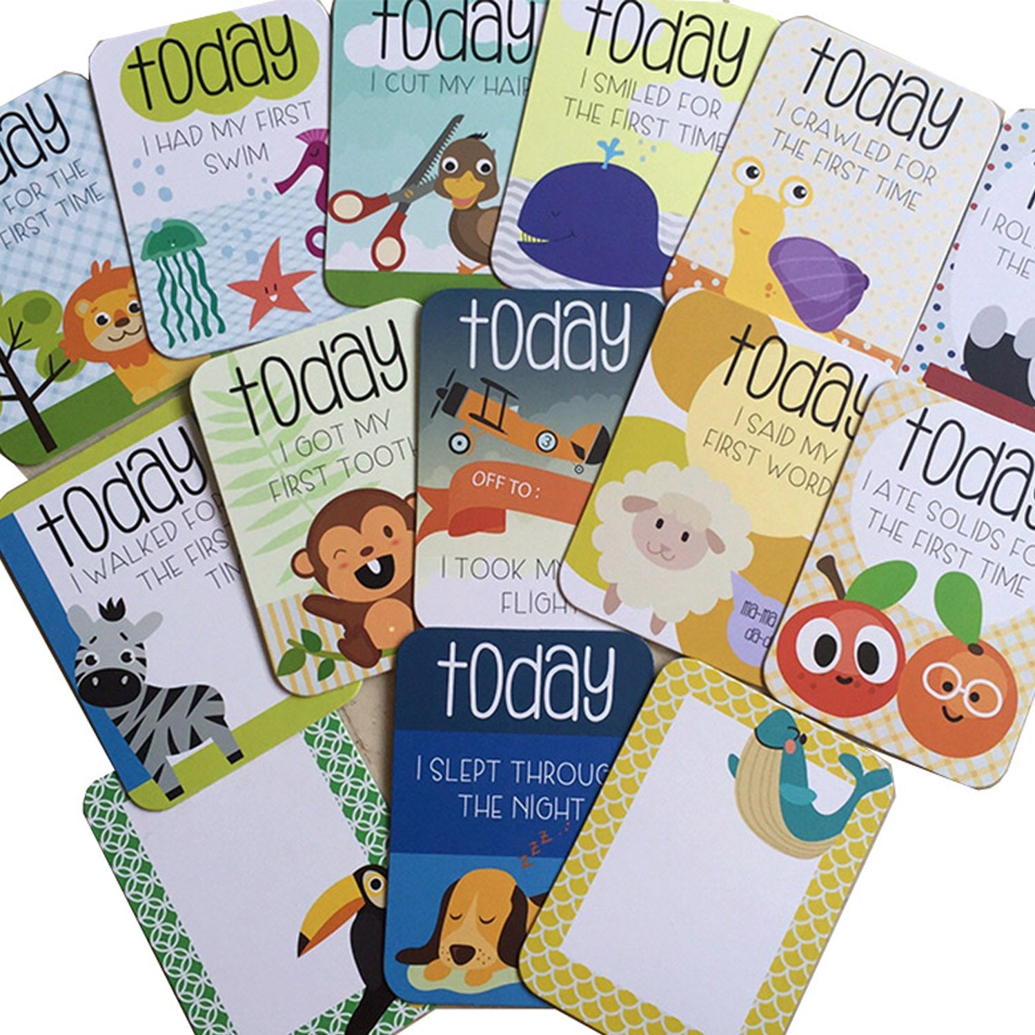 Baby Milestone Cards