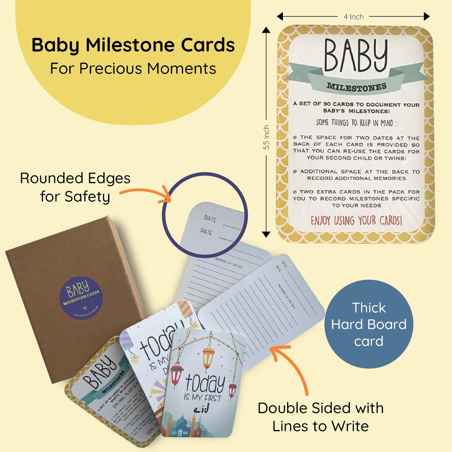 Baby Milestone Cards