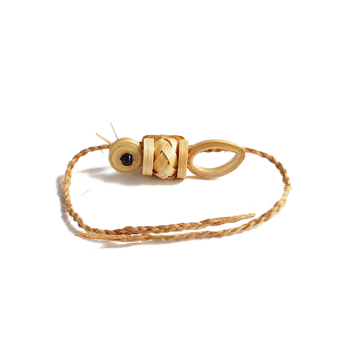 Ant Bamboo Rakhi - converts to a Brooch