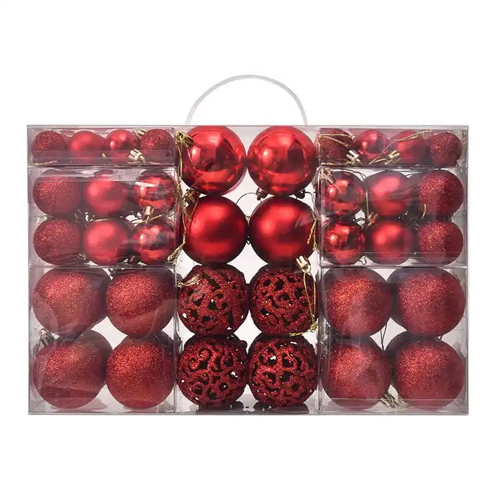 Bauble Kit- Berry Red - 100 pcs