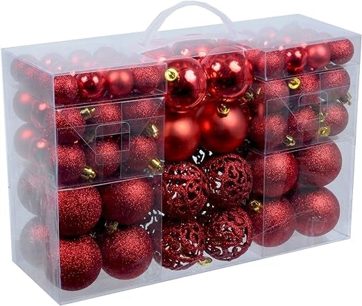 Bauble Kit- Berry Red - 100 pcs