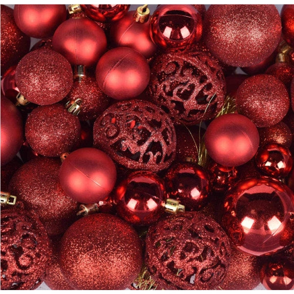 Bauble Kit- Berry Red - 100 pcs