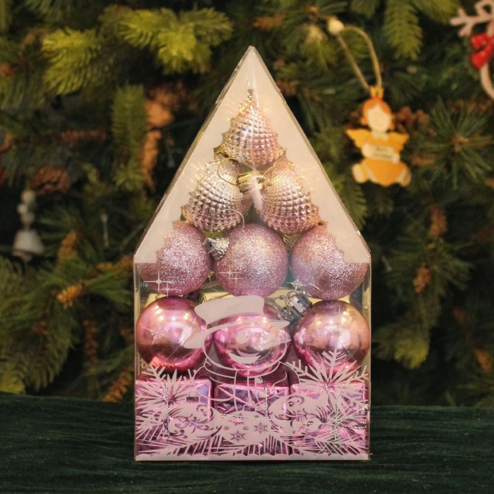 Bauble Kit- Lavender Pink - 12 pcs