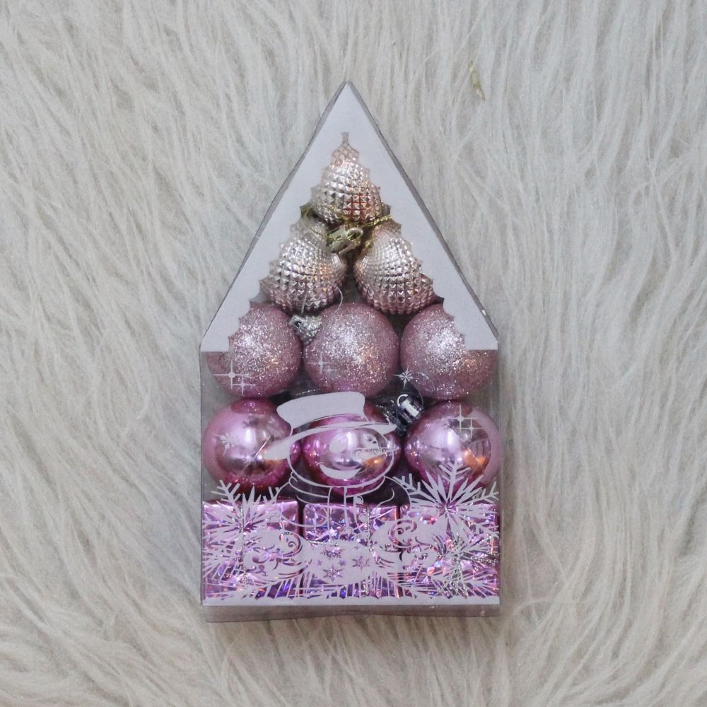 Bauble Kit- Lavender Pink - 12 pcs