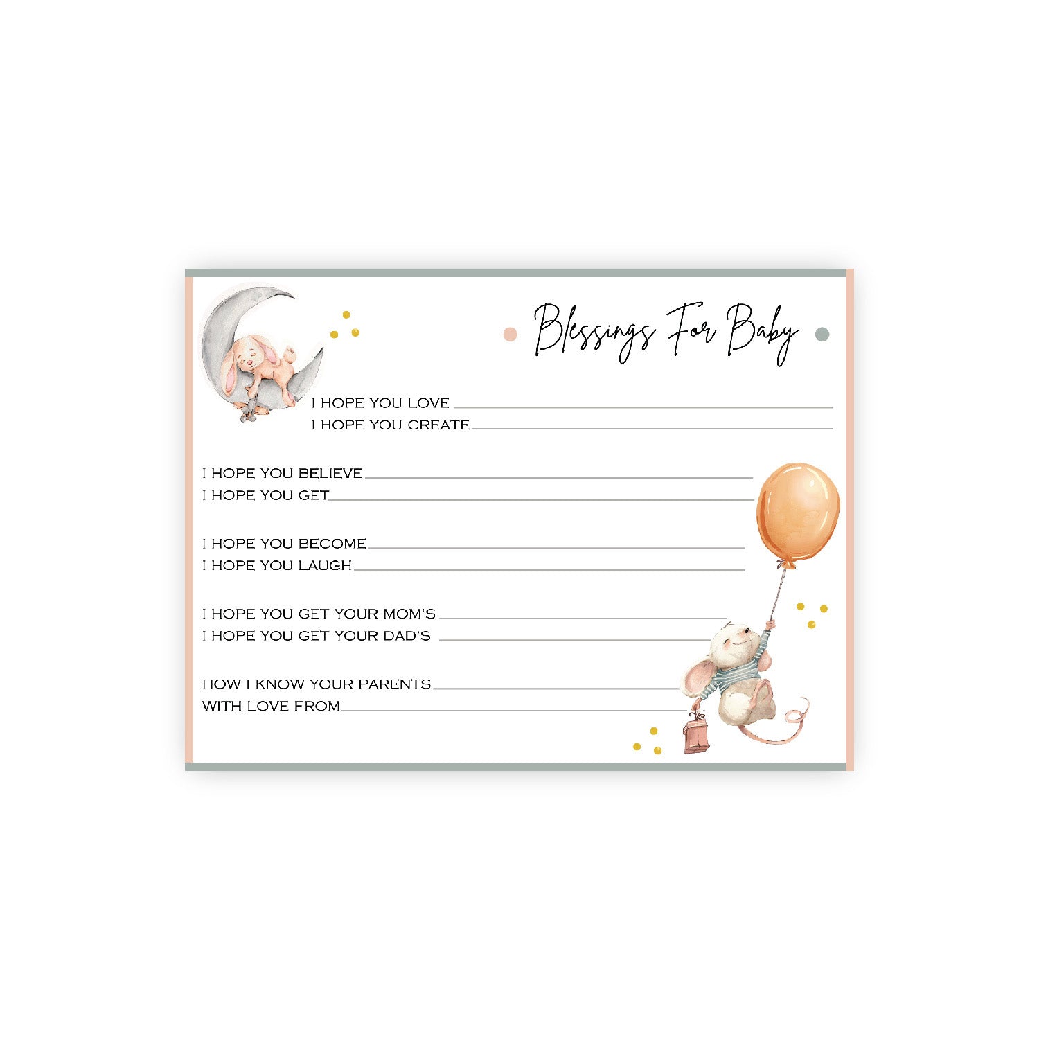 Blessing for Baby Shower