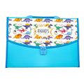 Personalised Blue Folder - Dinosaurs