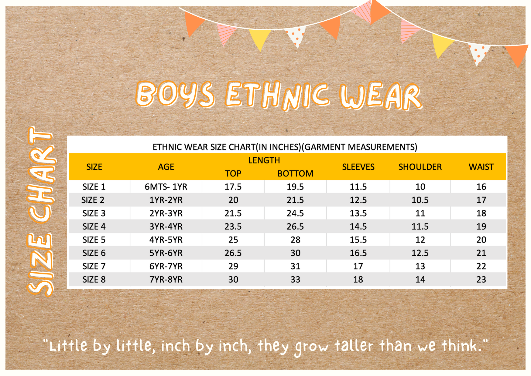 Lane of Dreams (Yellow)  - Ethnic Wear Boys