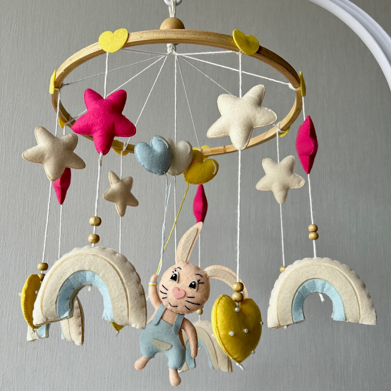 Bunny Under the Stars - Cot / Crib Mobile