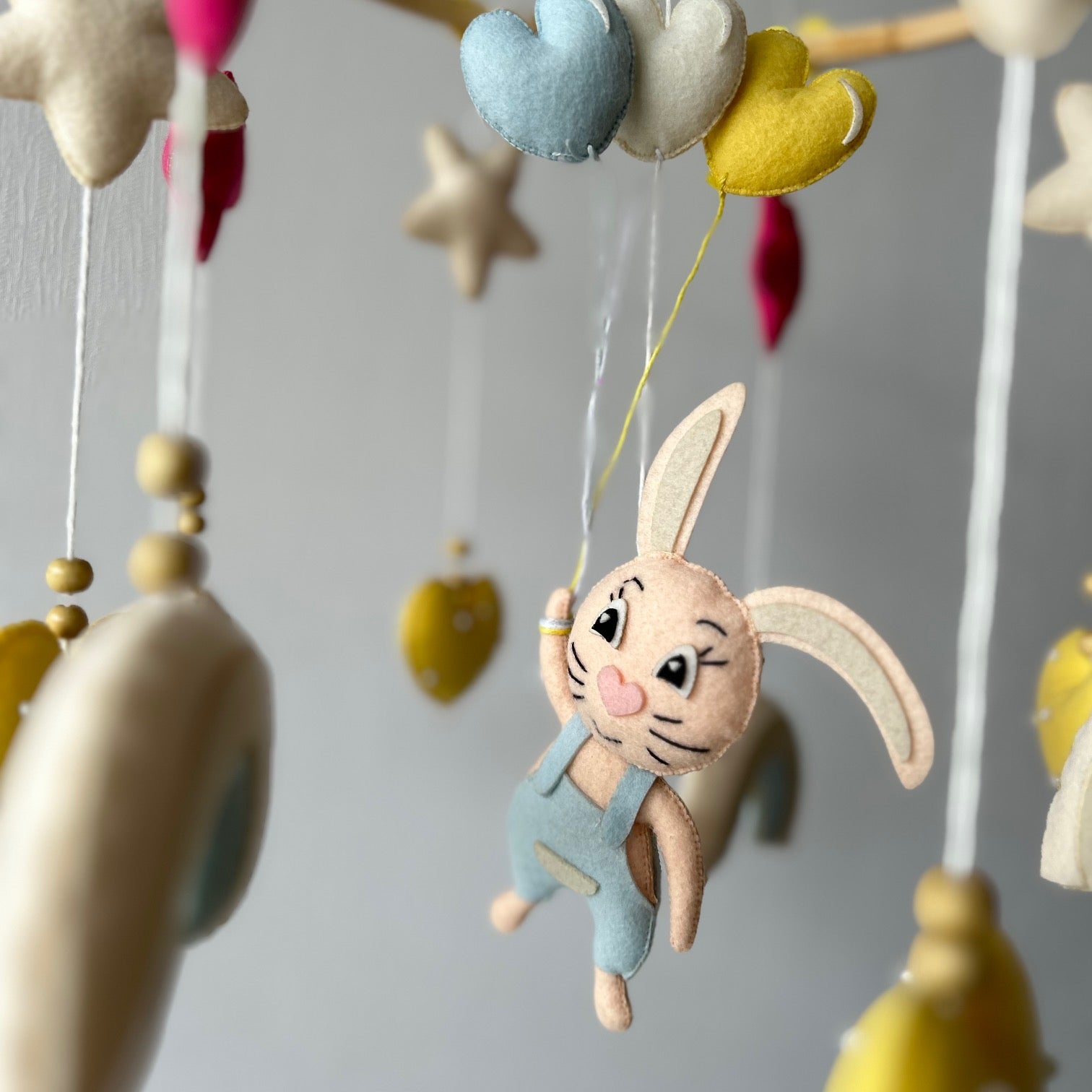 Bunny Under the Stars - Cot / Crib Mobile