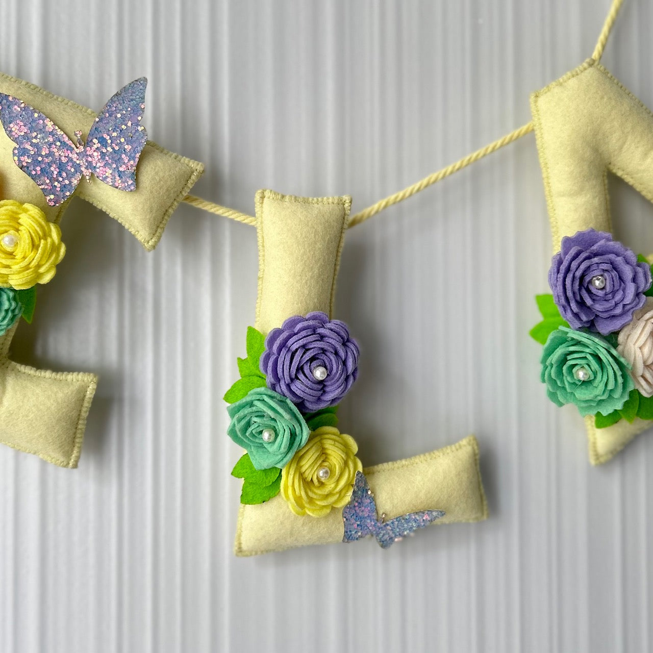 Butterfly Garden Name Bunting/Garland