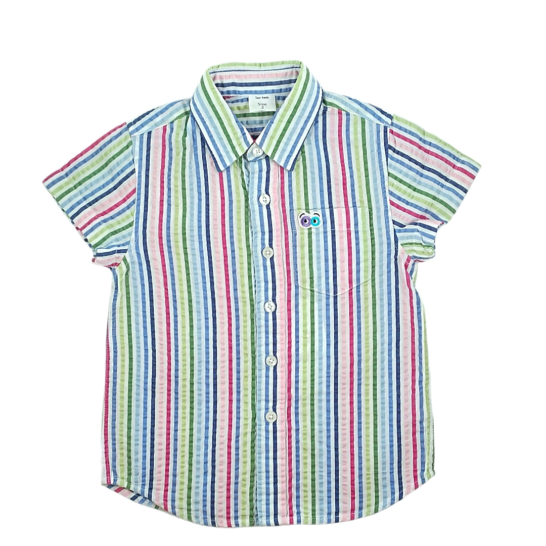 Boys multi color 
seersucker