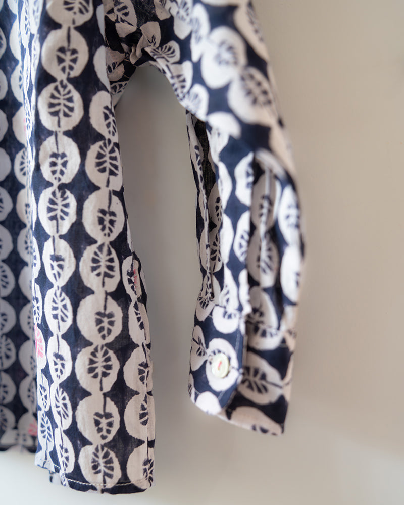Lata Cotton Monstera Print Full Sleeve Shirt