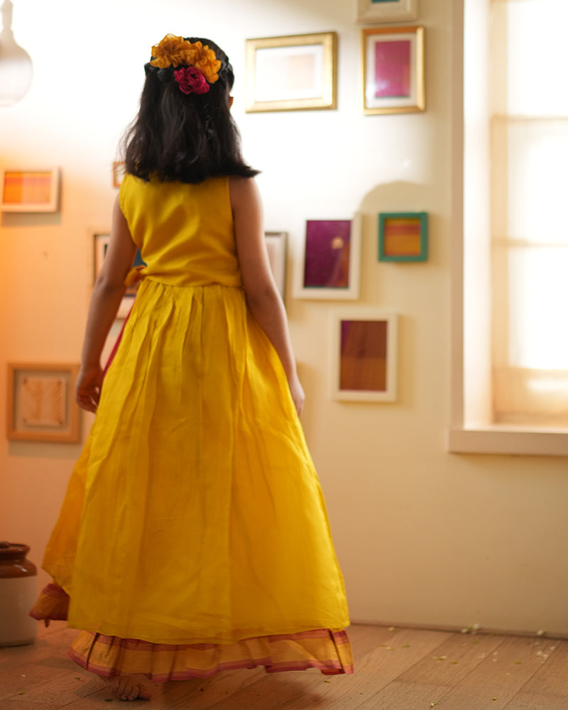 BASANT yellow lehenga choli