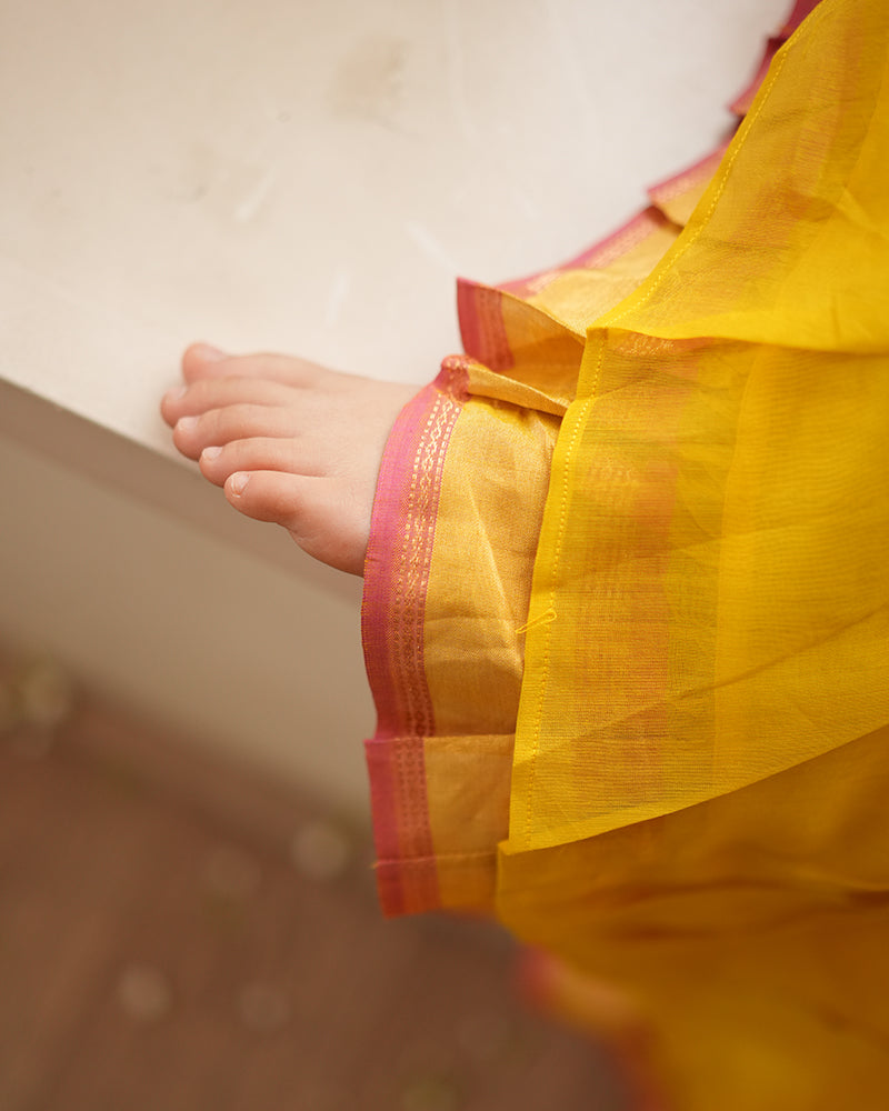 BASANT yellow lehenga choli