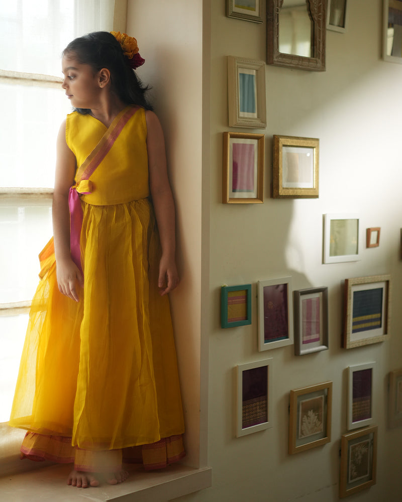BASANT yellow lehenga choli