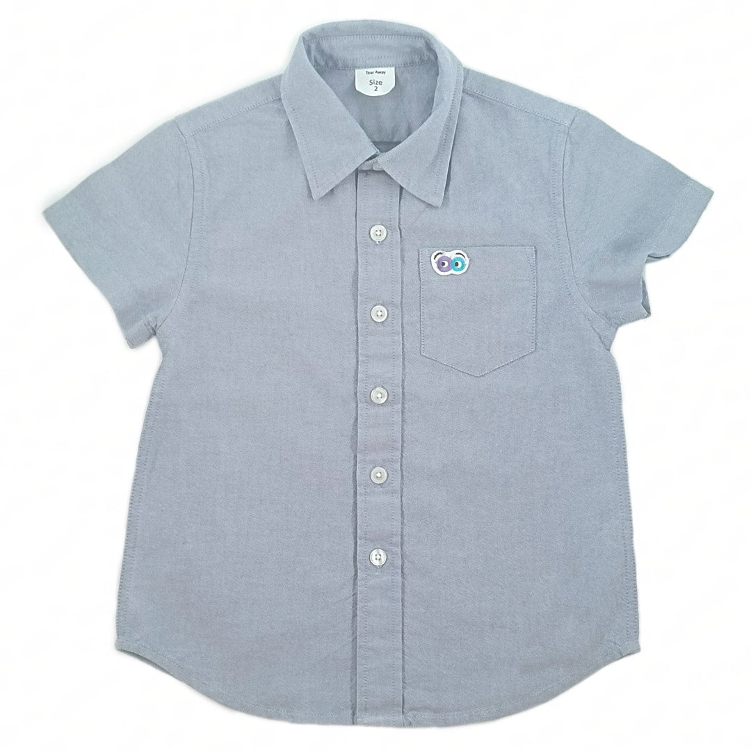 Boys ash grey cotton