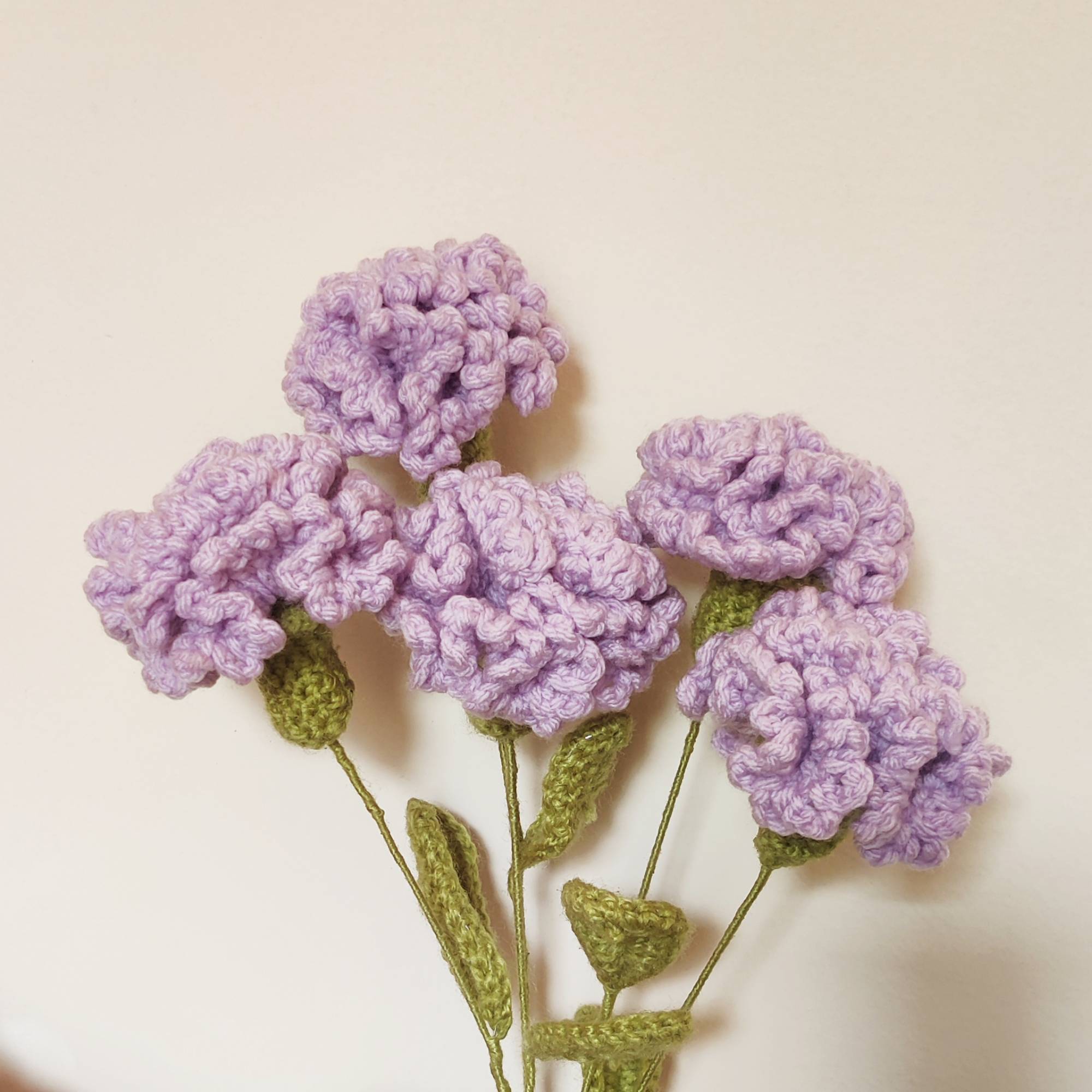 Carnation Crochet Flower