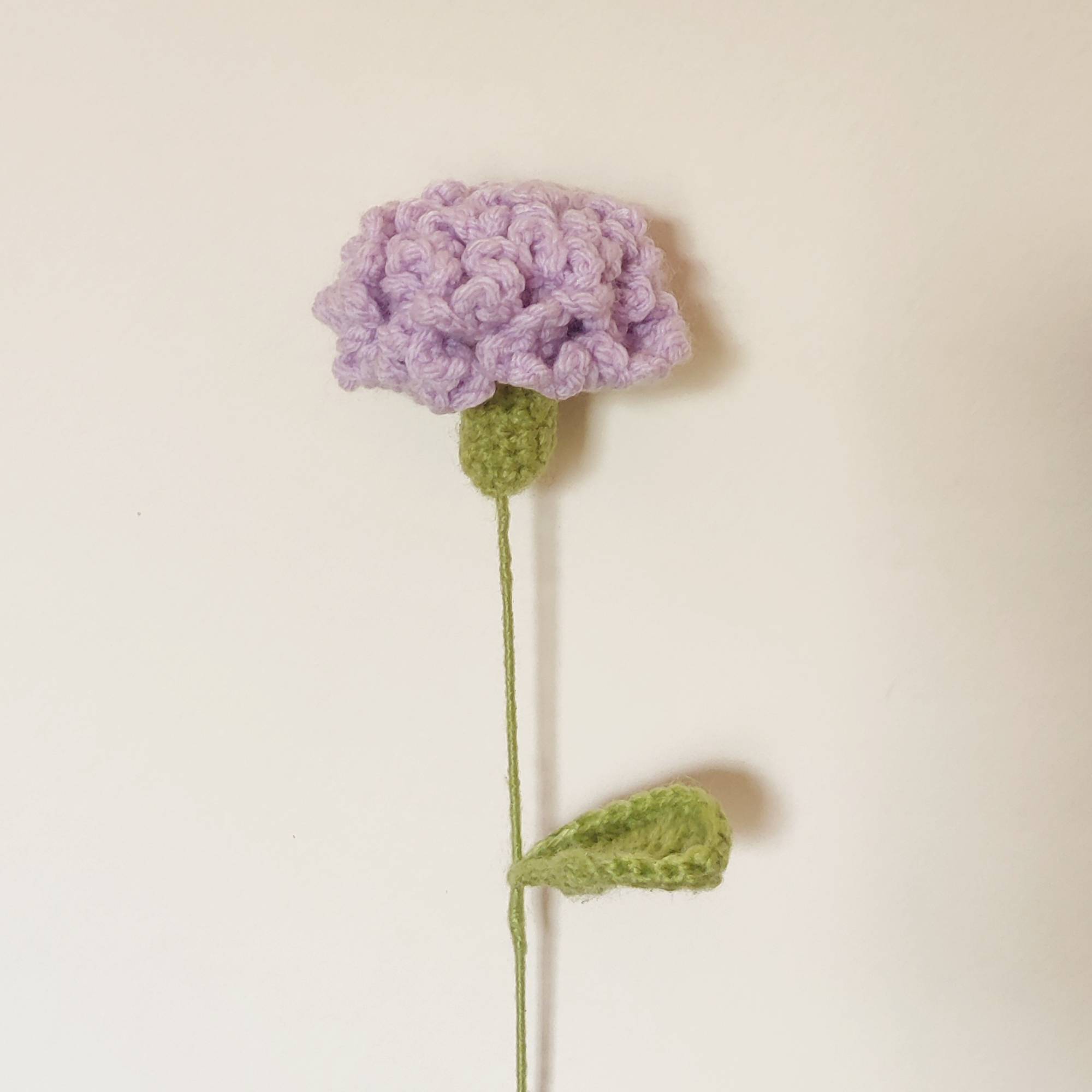 Carnation Crochet Flower