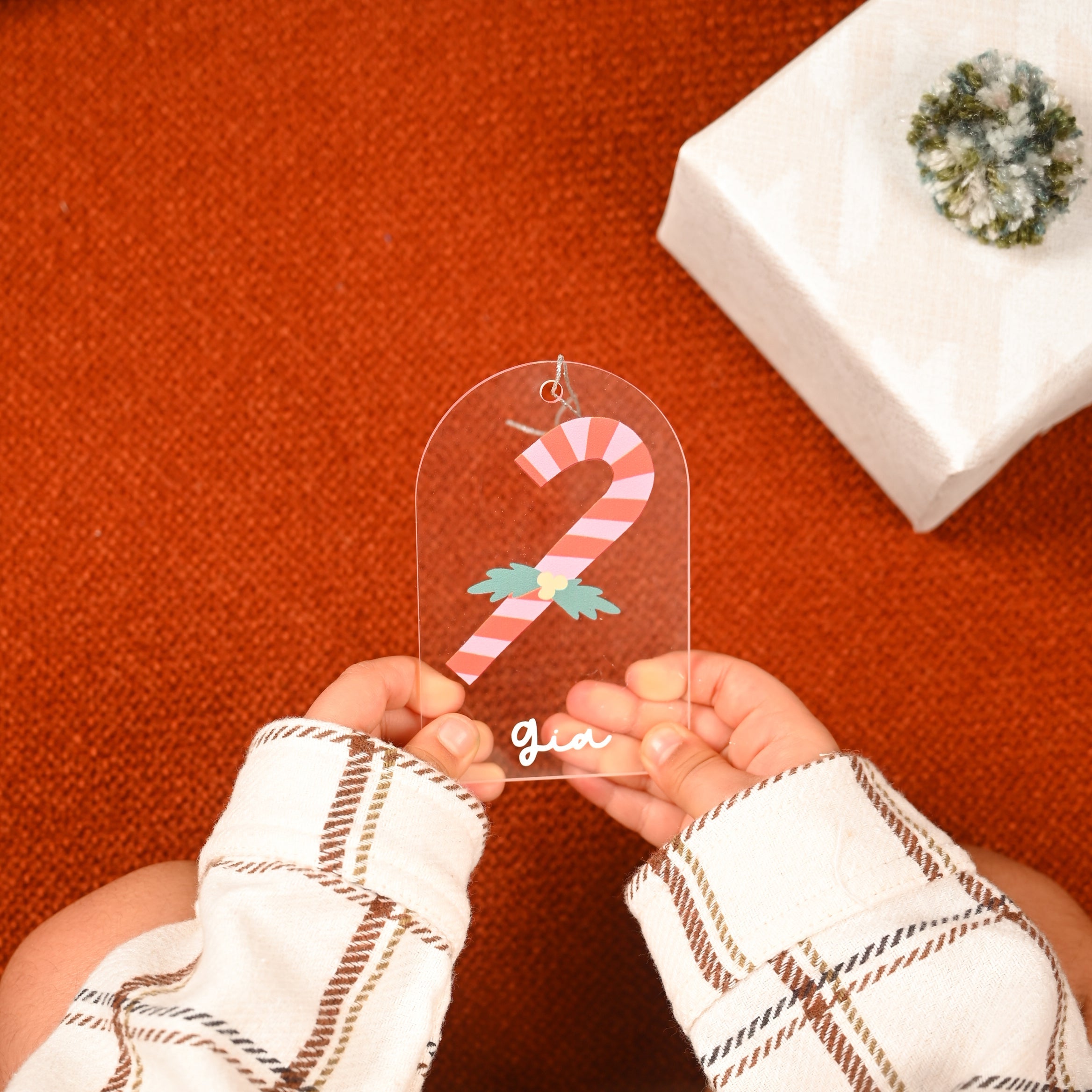 Printed Ornament - Candycane