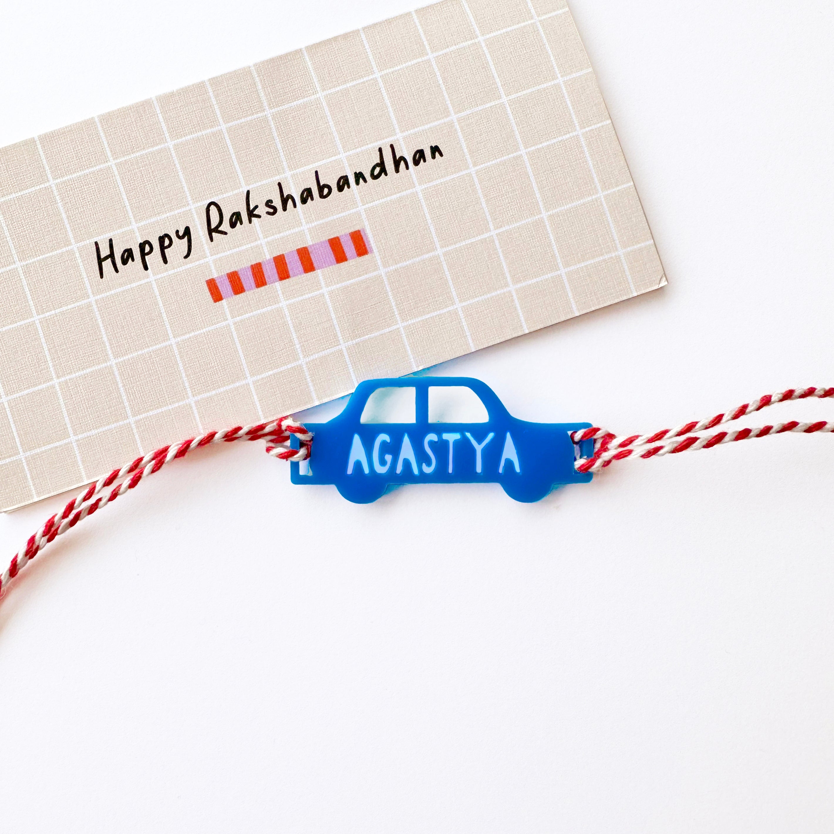 Personalised car rakhi for kids – Totdot