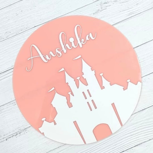 Enchanted Castle Name Plaque