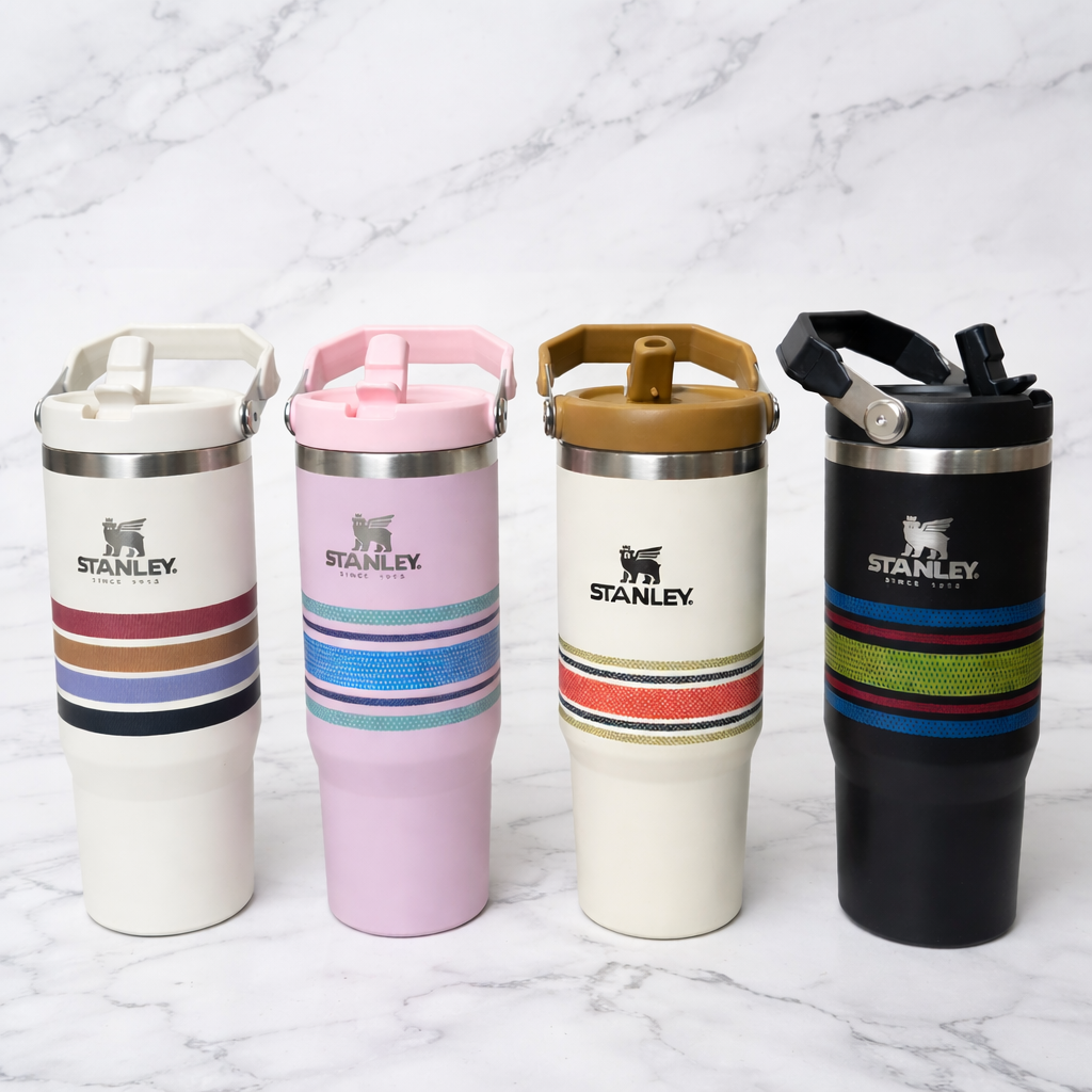 Stanley IceFlow Flip Straw Tumbler – Midnight Track Pro