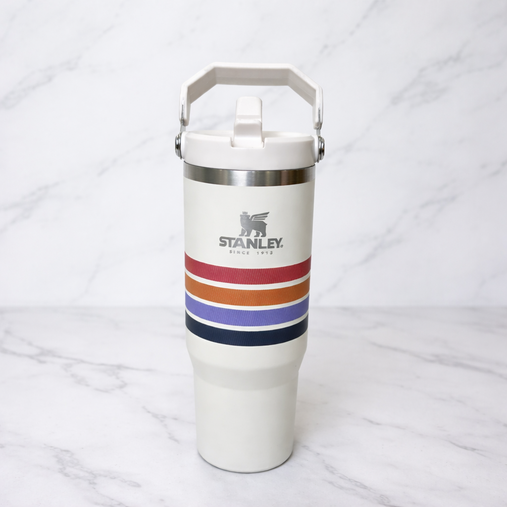 Stanley IceFlow Flip Straw Tumbler – Coastal Heritage Stripe