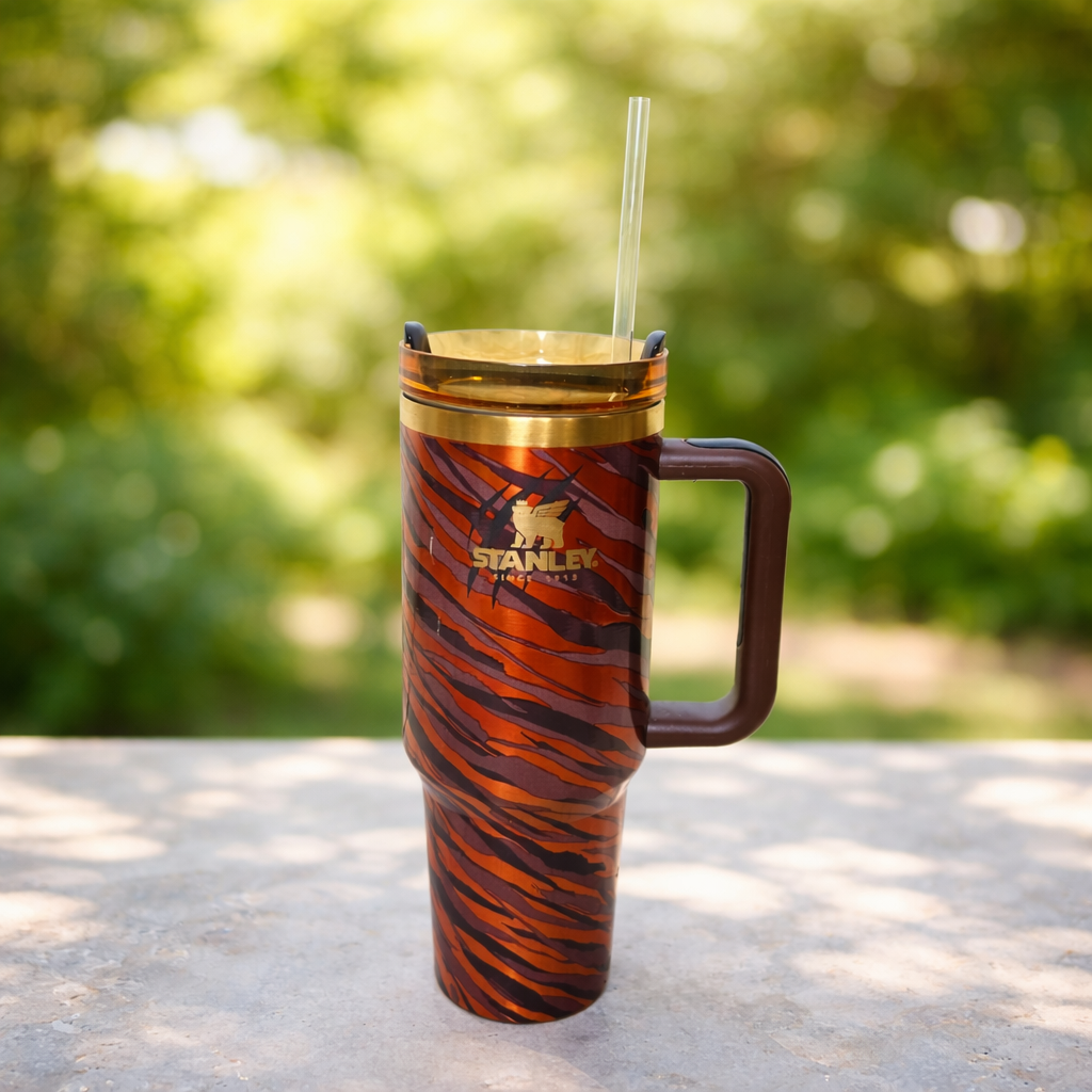 Stanley Swirl x Quencher H2.0 | 1.18L – Ember Wild Flame