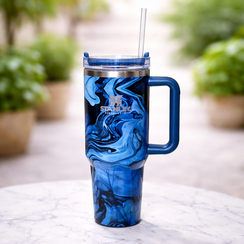 Stanley Swirl x Quencher H2.0 | 1.18L – Midnight Sapphire Flow