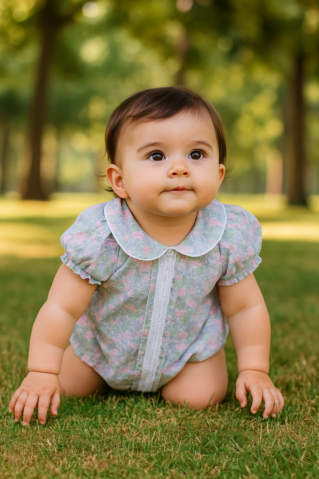 Petal Pops Romper Pink