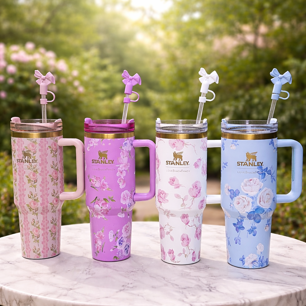 Limited Edition Stanley x LoveShackFancy – Bluebell Porcelain Bloom – 40oz