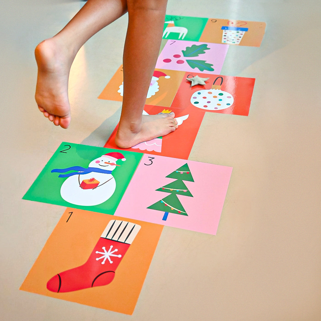 Hopscotch Floor Decals | Christmas