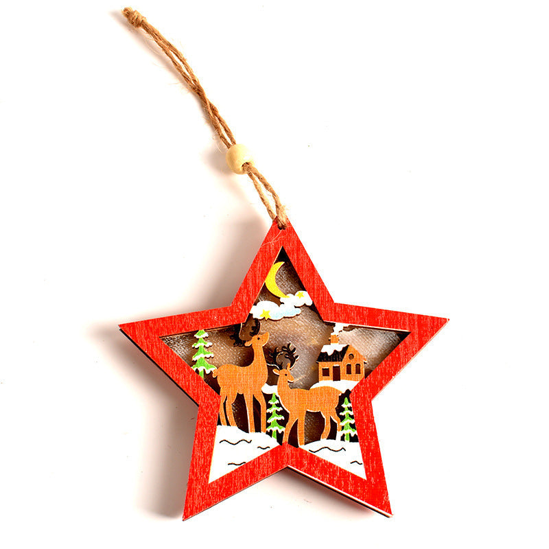 Starlight Snow Ornament- Star