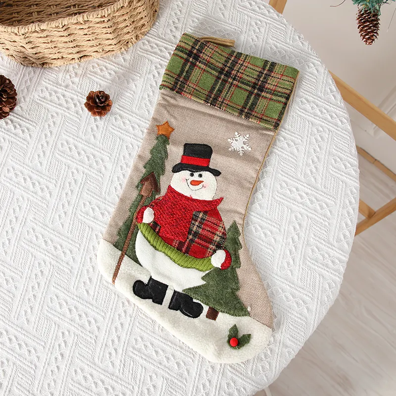 Checkered Cheer Stocking - Set of 2