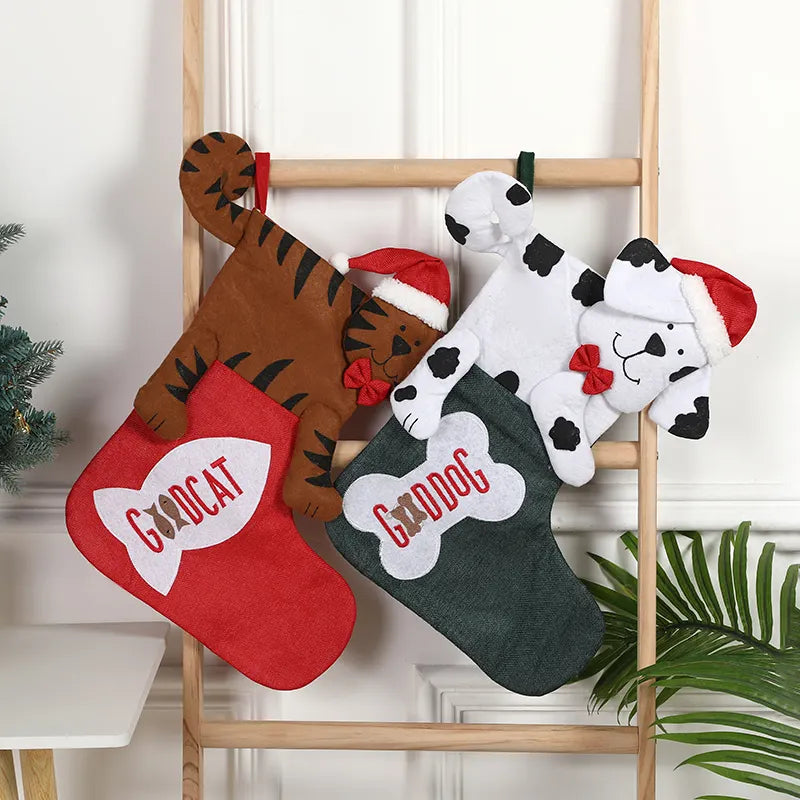 Pet Stocking - Set of 2 - Good Cat & Good Dog