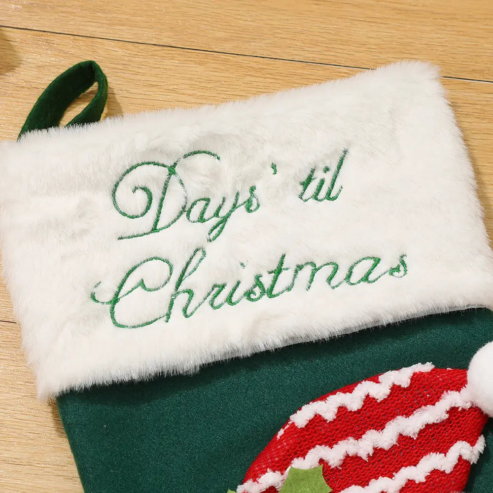 Festive Countdown Treasure Stockings - Santa