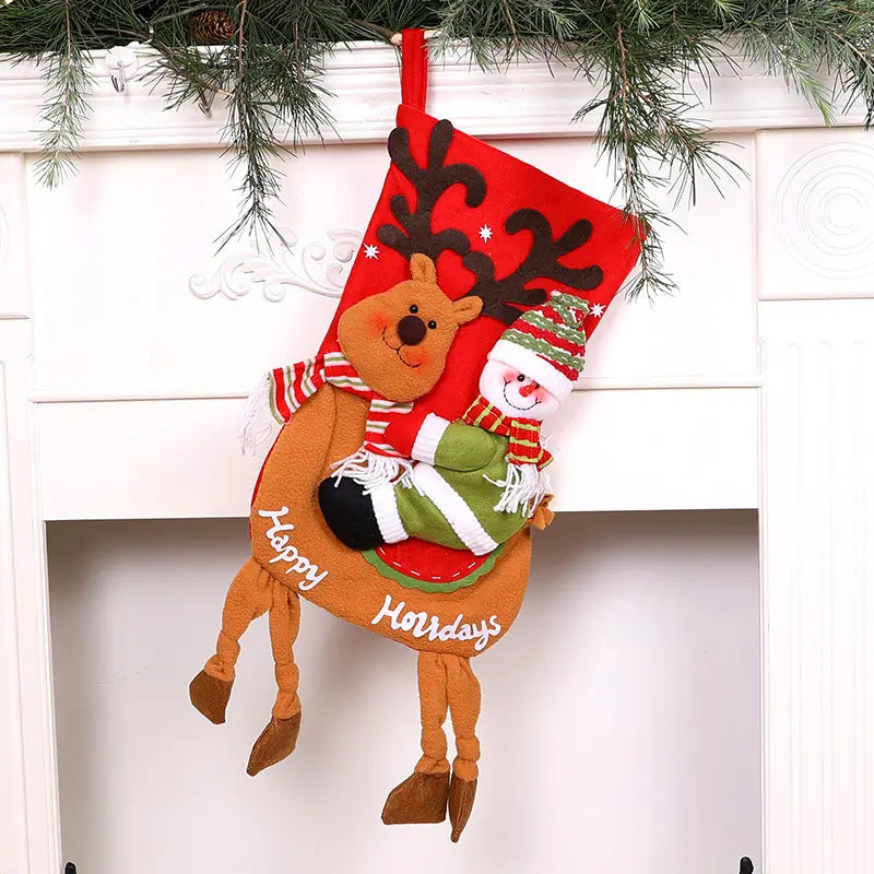 Holiday Happiness Stockings - Snowy Sleighride