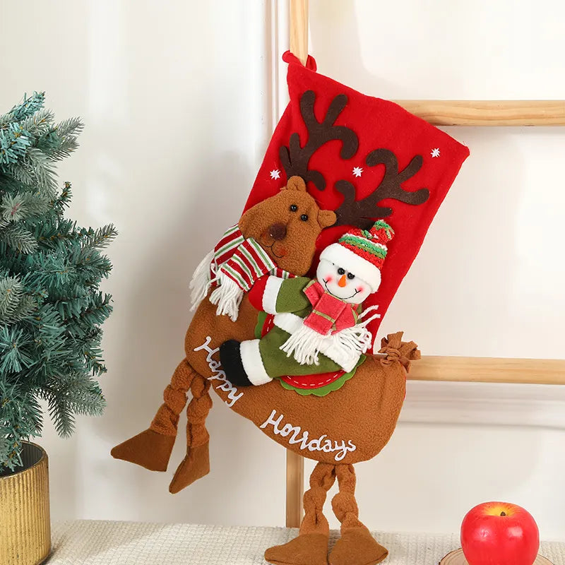 Holiday Happiness Stockings - Snowy Sleighride