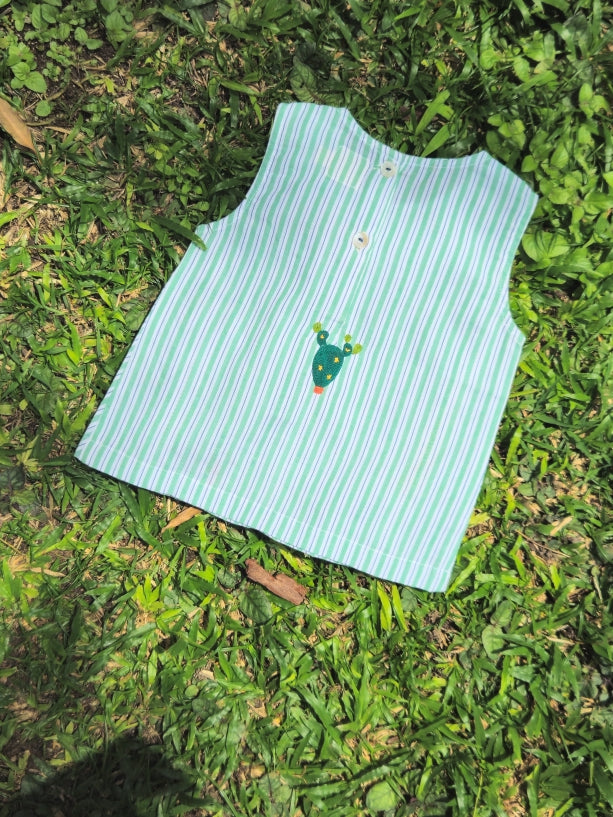 Green Pants Co-ord set Girls