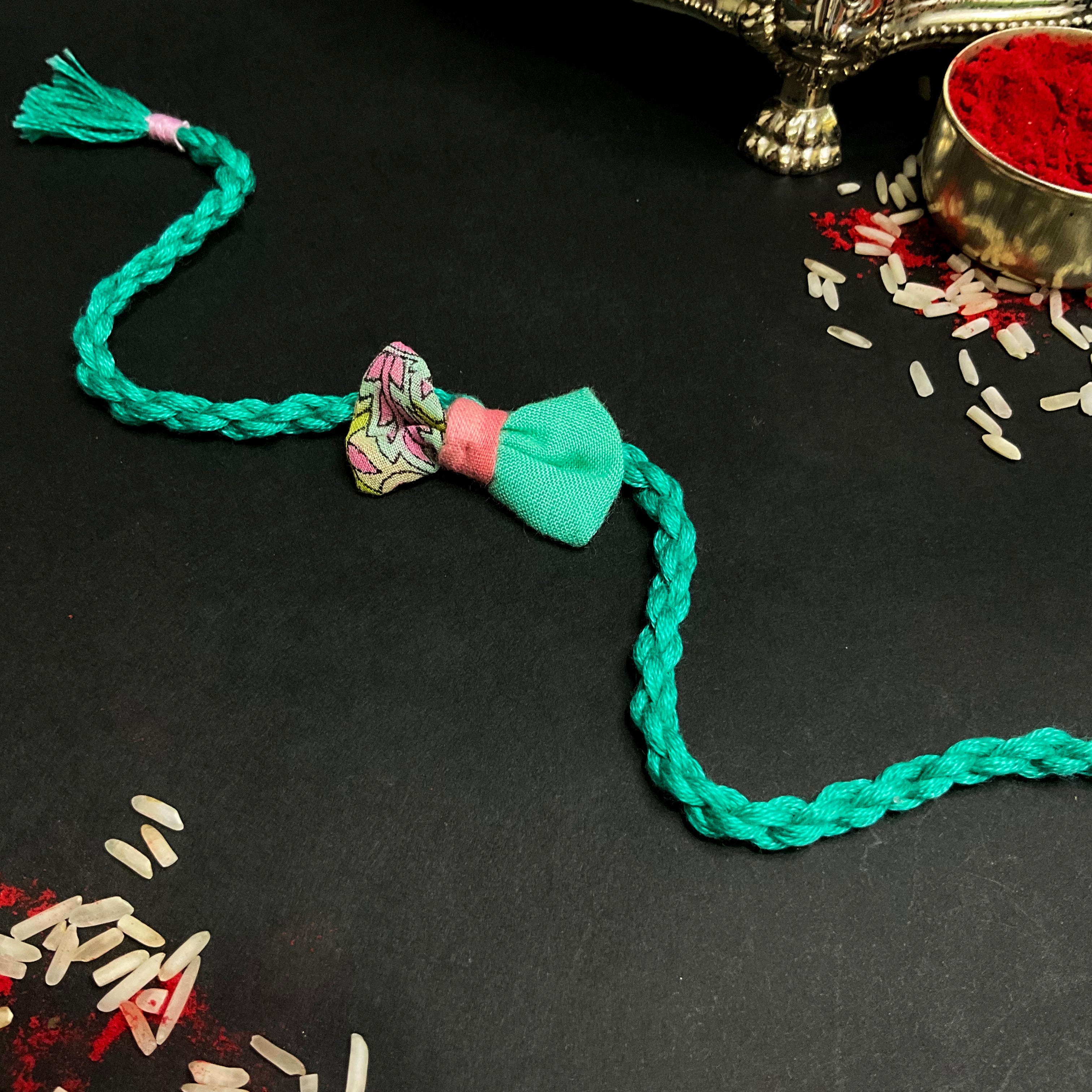 Blushing Bow - Bow Rakhi