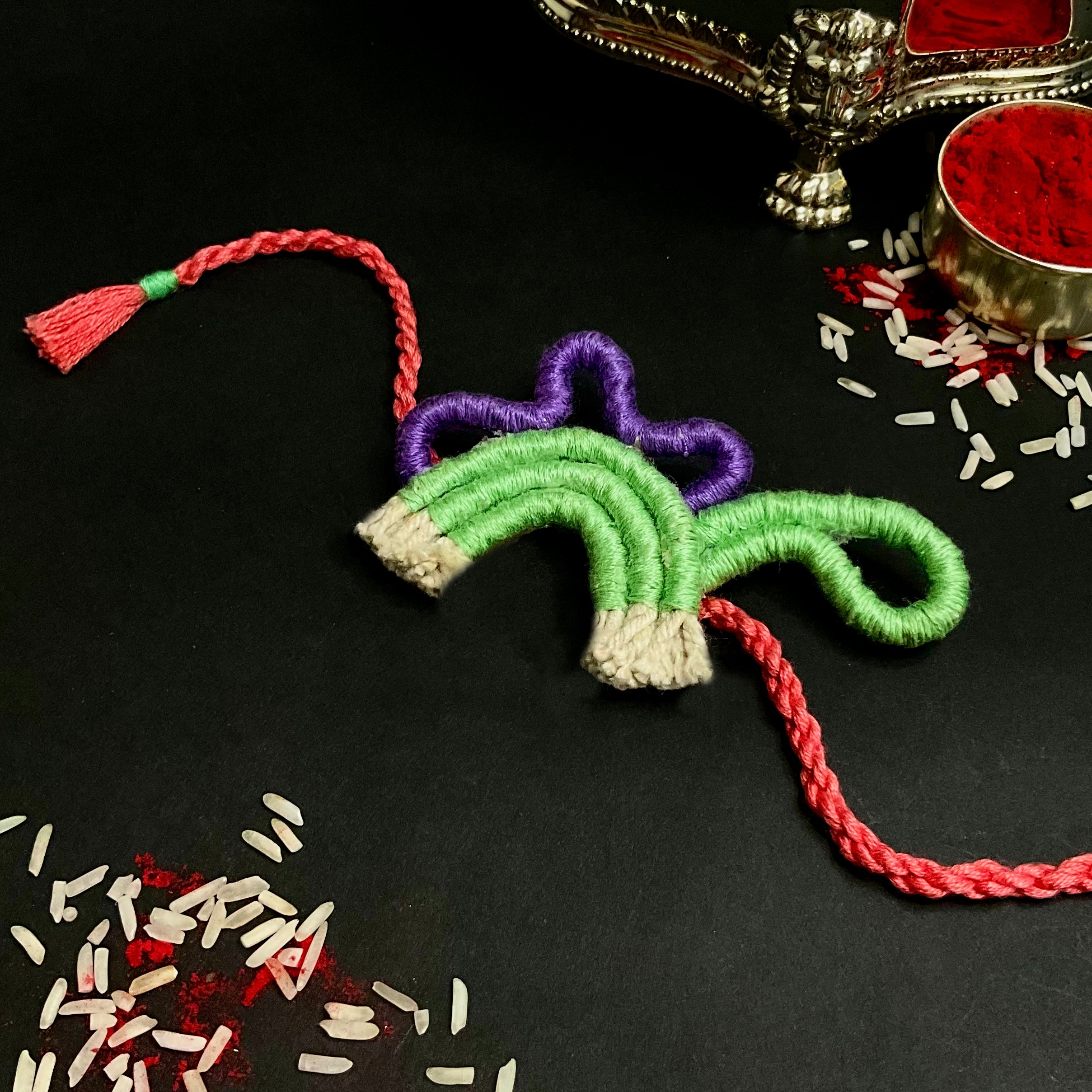 Dino-Mite - Dinosaur Rakhi + Brooch