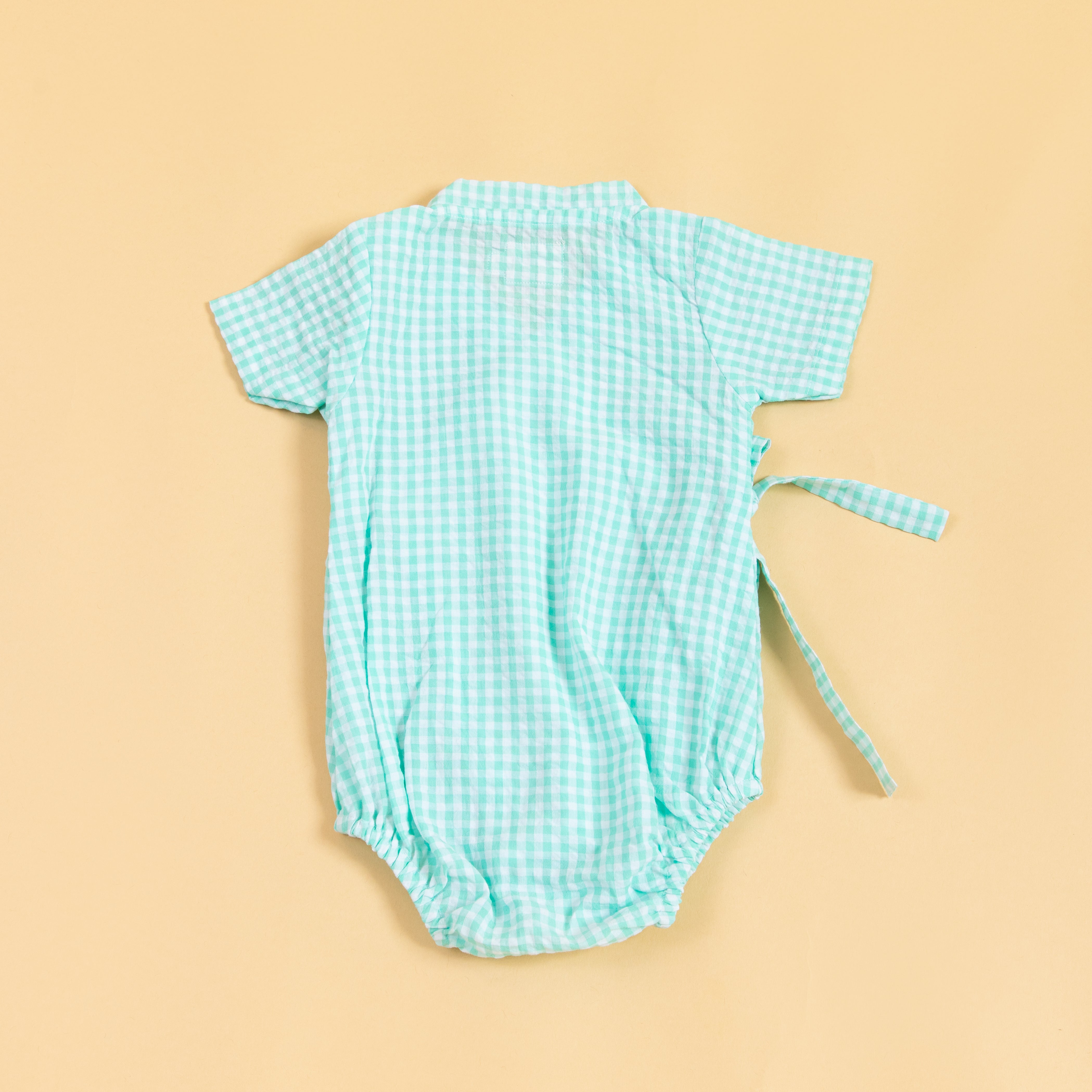 Minty Meadows Kimono Romper