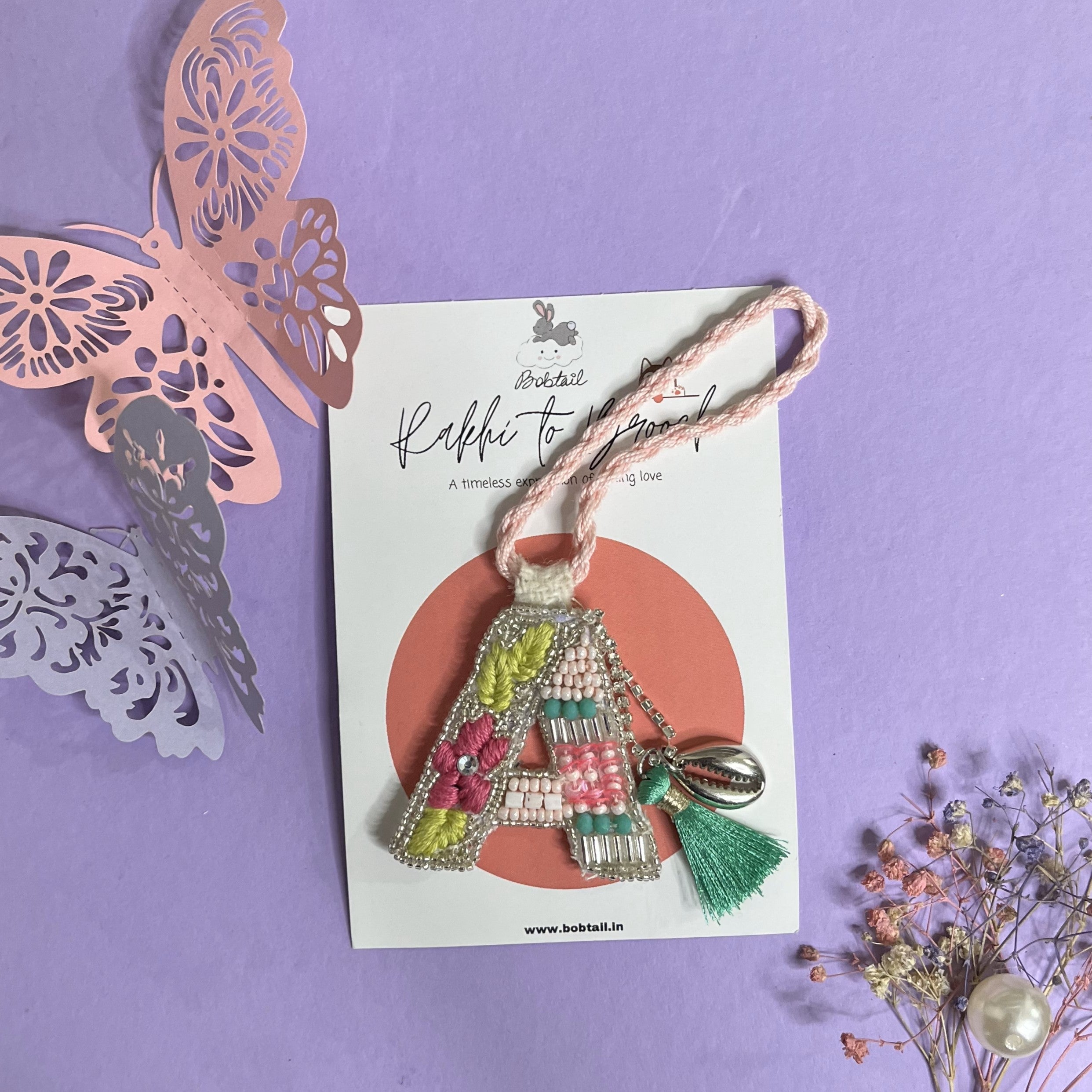 Personalised Lumba + Brooch - Pink Hues