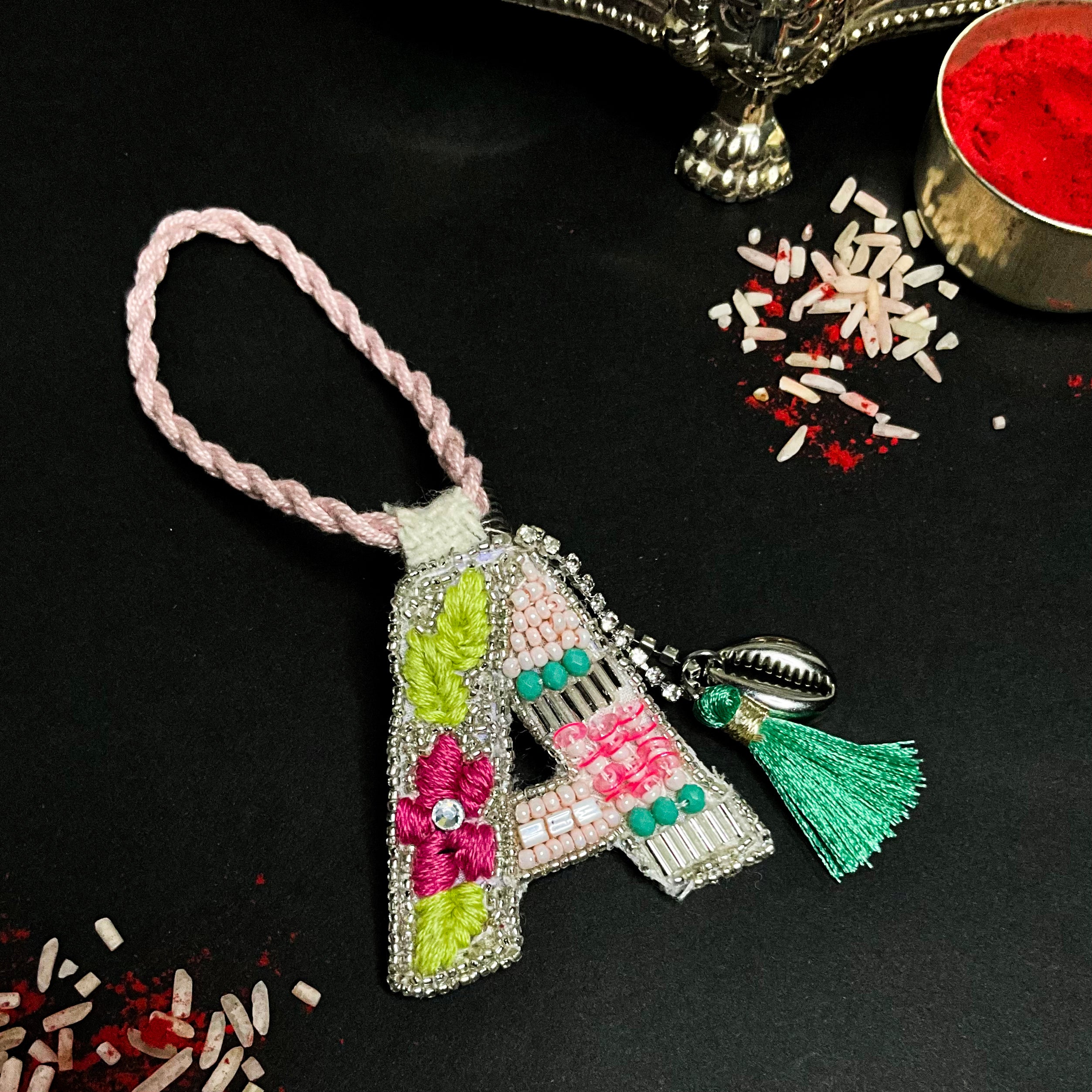 Personalised Lumba + Brooch - Pink Hues